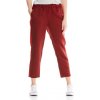 Dámské klasické kalhoty Bench kalhoty Track Satin Pant Cabernet