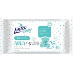 LINTEO BABY Vlhčené ubrousky Aqua sensitive 48 ks – Zboží Dáma