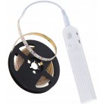 KIK LED pásek s detektorem pohybu napájený baterií USB 2M studená bílá – Sleviste.cz