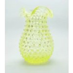 Váza 21cm - Hobnail – Ananas – uranová žluť – Hledejceny.cz