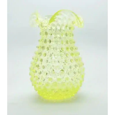 Váza 21cm - Hobnail – Ananas – uranová žluť – Hledejceny.cz