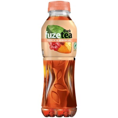 FuzeTea Black Ice Tea Peach Hibiscus 0,5 l – Hledejceny.cz