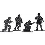 Imperator Tactical Plechový cvičný terč ve tvaru vojáků 4ks, – Zbozi.Blesk.cz