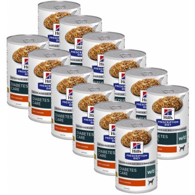 Hill’s Prescription Diet Adult Dog W/D Diabetes Care Chicken 12 x 370 g