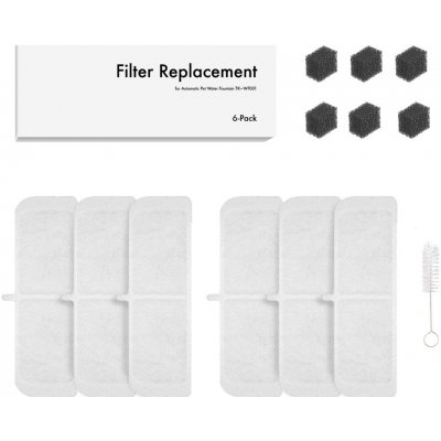 Tikpaws Náhradní filtry k fontáně TK-WF004 6 ks – Zboží Dáma