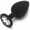 Anální kolík ToyJoy Diamond Booty Jewel Black Large