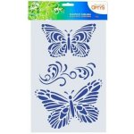 Šablona Motýli 2 20 x 30 cm plast – Sleviste.cz