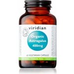 Viridian Organic Astragalus 400 mg 60 kapslí – Hledejceny.cz
