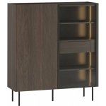 Nábytek Bogart Dunari 120 cm dvoudveřová s ukrytými zásuvkami dub dunin – Hledejceny.cz