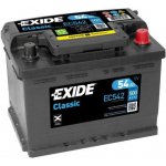 Exide Classic 12V 54Ah 500A EC542 – Zboží Mobilmania