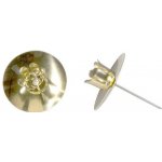 Emocio Svícen kovový na stromkovou svíčku se zápichem zlatý 5 cm 1 kus – Zboží Dáma