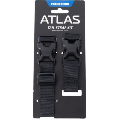 Oxford Zavazadlové popruhy Atlas advanced tail straps kit černá – Zboží Dáma