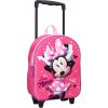 Vadobag batoh na kolečkách Minnie Mouse Love růžový