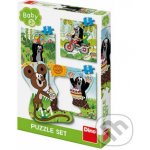 Dino Baby set Krtek na Louce 3,5 a 4 dílků – Zboží Mobilmania