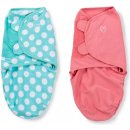 Summer Infant SwaddleMe zavinovačka 2ks šedé puntíky šedé proužky