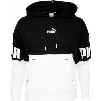 Puma POWER COLORBLOCK hoodie TR 847125 01 BLACK – Zboží Mobilmania