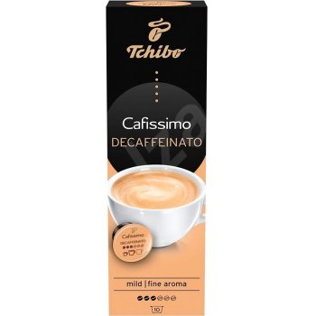 Tchibo Kapsle Cafissimo Caffè Crema bezkofeinové Decaffeinato 10 kusů