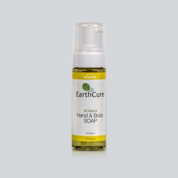 Earthcure nevysušující olejový sprchový gel s vůní citronové trávy a kůry 170.5 ml