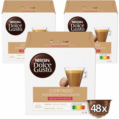 NESCAFÉ Dolce Gusto Cortado Decaffeinato kávové kapsle 48 ks – Zbozi.Blesk.cz