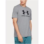 Under Armour Men's UA Sportstyle Logo Short Sleeve Steel Light Heather/Black – Hledejceny.cz