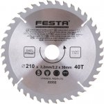 Festa Pilový kotouč s SK plátkem, 210 x 30 mm, 40 zubů, TCT 22332
