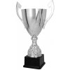 Pohár a trofej Kovový pohár Stříbrný 37 cm 14 cm
