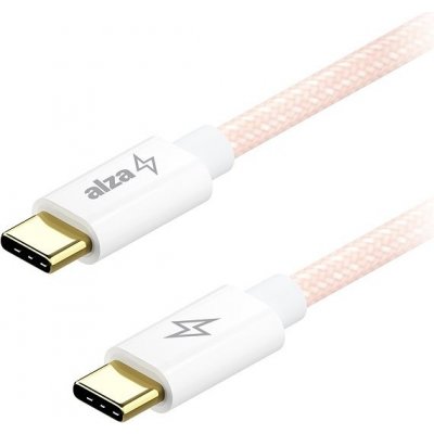 AlzaPower APW-CBTC2001CP CompactCore USB-C to USB-C 2.0, 100W, 1m, růžový – Zboží Živě