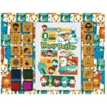 Zábavná razítka s blokem Harry Potter pěnová 14ks s poduškami 4ks v krabičce – Zboží Dáma