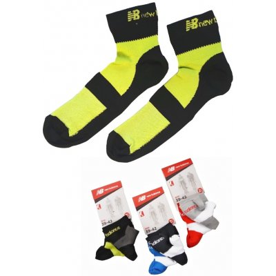 New Balance NBU70 ponožky na kolo 2 páry černá