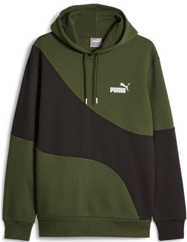 PUMA POWER CAT HOODIE FL 674099-31 GREEN