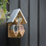 Esschert Design Krmítko na burákové máslo Triple 24 x 13 x 25 cm – Hledejceny.cz