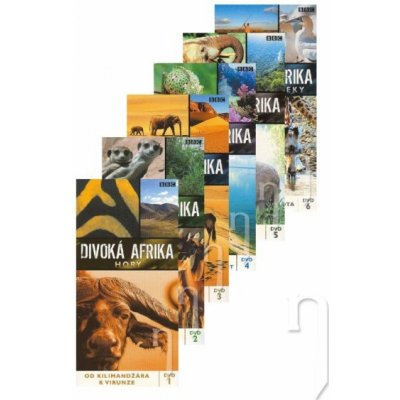 DVD sada: Divoká Afrika (6 DVD)