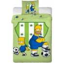 Jerry Fabrics Povlečení Simpsons Bart a Homer 140x200 70x90