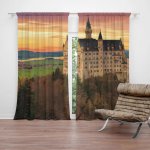 Sablio Závěs Hrad: 2ks 140x250cm – Hledejceny.cz