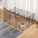 Goleto Kovový výběh pro malá zvířata 105 x 70 x 45 cm – Zboží Mobilmania