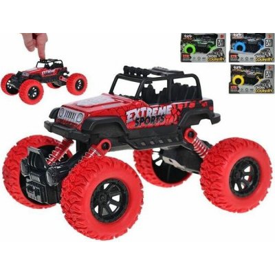 MikroTrading Auto 4x4 Off-Road 16,5 cm kov zpětný chod Modrá – Sleviste.cz