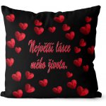Impar Polštář Největší lásce 40x40 – Sleviste.cz
