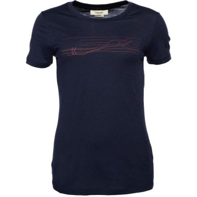 Icebreaker Tech Lite II SS tee Ski Stripes Midnight Navy