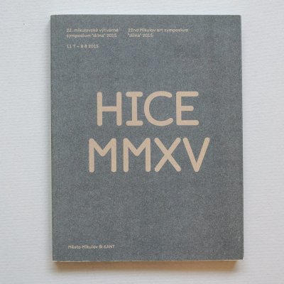 HICE MMXV Kniha