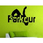 dekorace-steny.cz 405 - Samolepky na zeď - Parkour - 50 x 75 cm – Zboží Dáma