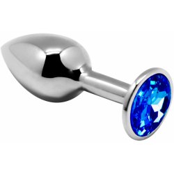 Alive Mini Metal Butt Plug Anal Pleasure Blue L