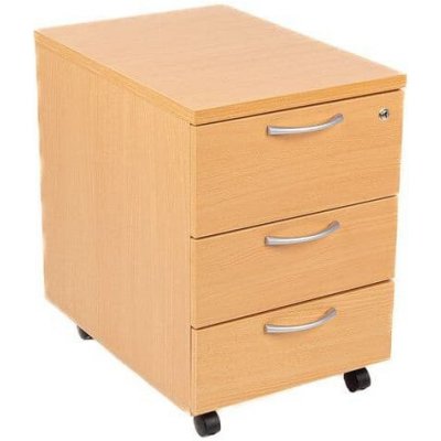 Manutan Expert 60 x 42 x 59 cm 3 zásuvky buk – Hledejceny.cz