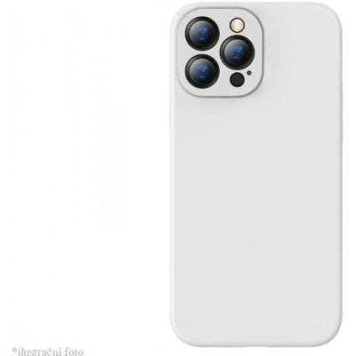 Pouzdro Baseus Liquid Gel Protective Case for iPhone 13 Pro bílé