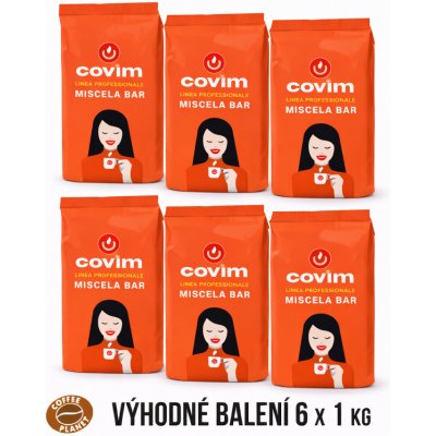 COVIM káva Miscela Bar zrnková 6 x 1 kg – Hledejceny.cz