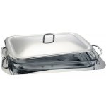 Berlingerhaus Servírovací mísa s tácem nerez sklo 3 l BH-1386 – Zboží Dáma