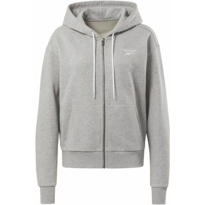 Reebok RI French Terry Full Zip šedá – Zboží Mobilmania