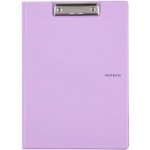 Pastelini A4 uzavíratelná psací podložka s klipem fialová – Sleviste.cz
