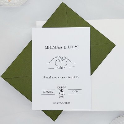 Svatební oznámení Ruce 1 – Sleviste.cz