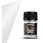 Barva Vallejo Liquid Gold 70796 White Gold Alcohol Based 35ml – Zboží Živě