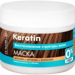Dr. Santé Keratin hloubkově regenerační a výživná maska pro křehké vlasy bez lesku Keratin, Arginine and Collagen 300 ml – Sleviste.cz